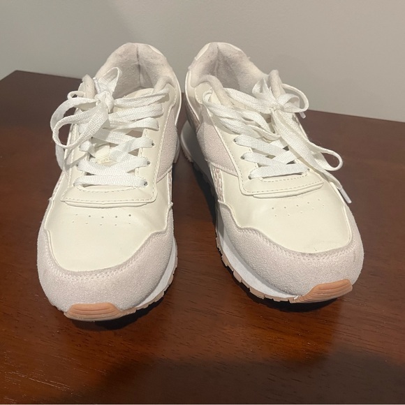 GUC White and Cream Leopard Harman Sneakers - Picture 6 of 7